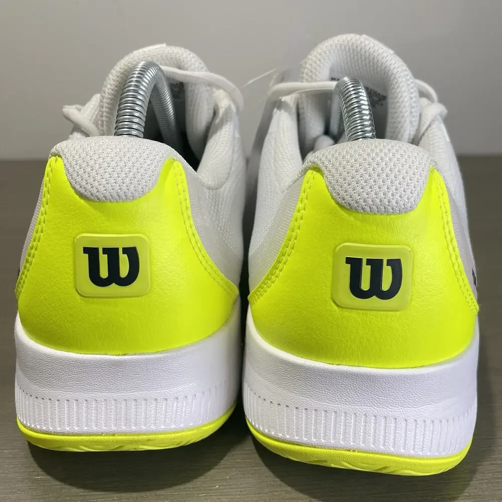 Wilson Womens Size 10 Tennis Shoes NEW White Neon Yellow Intrigue Lite WRS335830